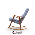 ingmar relling for westnofa mid century danish teak rocking chair