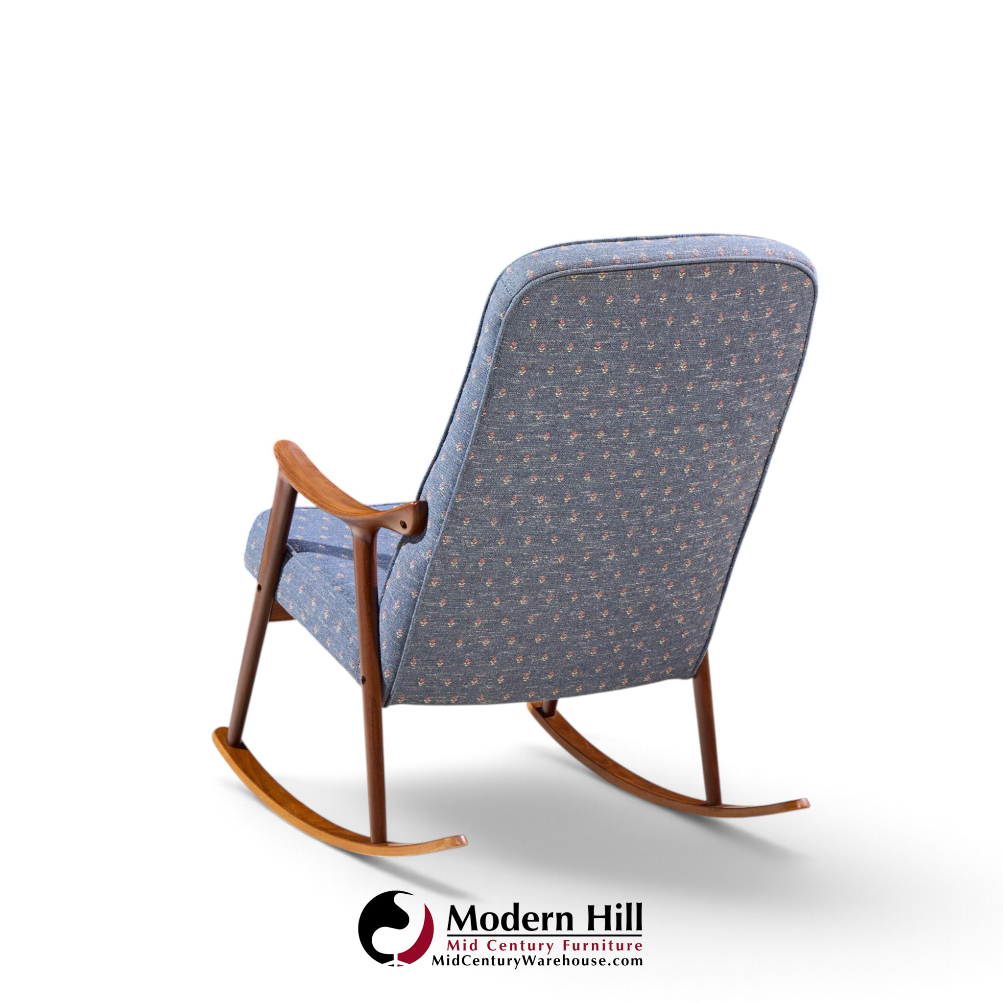 ingmar relling for westnofa mid century danish teak rocking chair