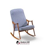 ingmar relling for westnofa mid century danish teak rocking chair