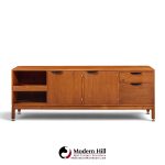 jens risom mid century walnut credenza
