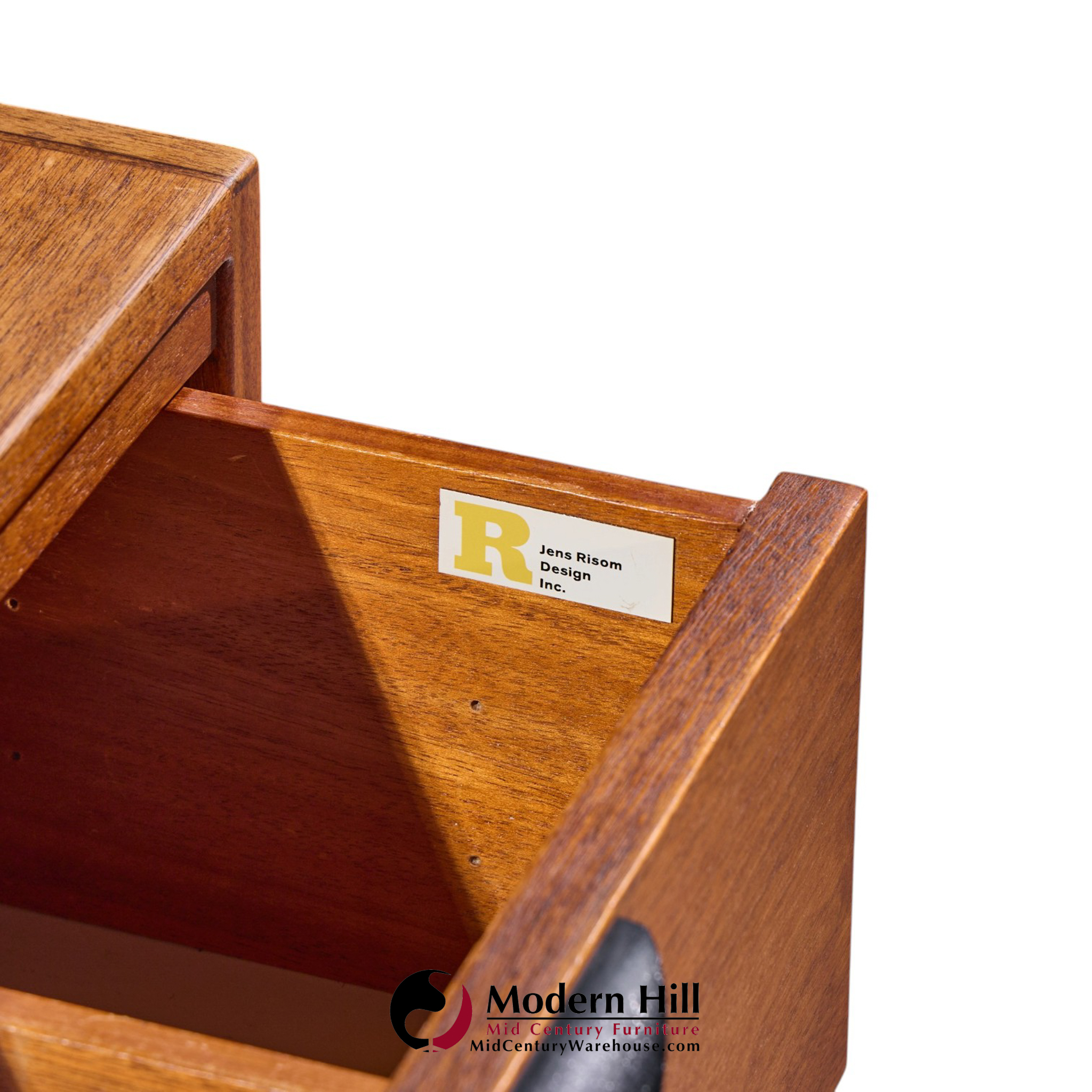 jens risom mid century walnut credenza