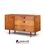 jens risom mid century walnut credenza