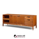 jens risom mid century walnut credenza