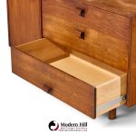 jens risom mid century walnut credenza