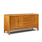 john keal for brown saltman mid century bleached mahogany credenza