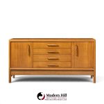john keal for brown saltman mid century bleached mahogany credenza