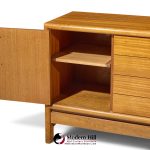john keal for brown saltman mid century bleached mahogany credenza