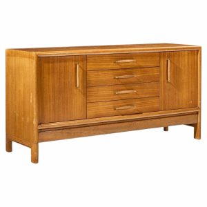 john keal for brown saltman mid century bleached mahogany credenza
