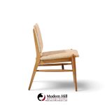 john keal for brown saltman mid century bleached mahogany dining chairs - set of 6