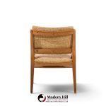 john keal for brown saltman mid century bleached mahogany dining chairs - set of 6