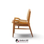 john keal for brown saltman mid century bleached mahogany dining chairs - set of 6