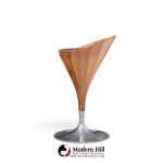 john mortensen for dyrlund mid century danish fountain barstools - set of 4