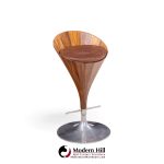 john mortensen for dyrlund mid century danish fountain barstools - set of 4