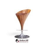 john mortensen for dyrlund mid century danish fountain barstools - set of 4