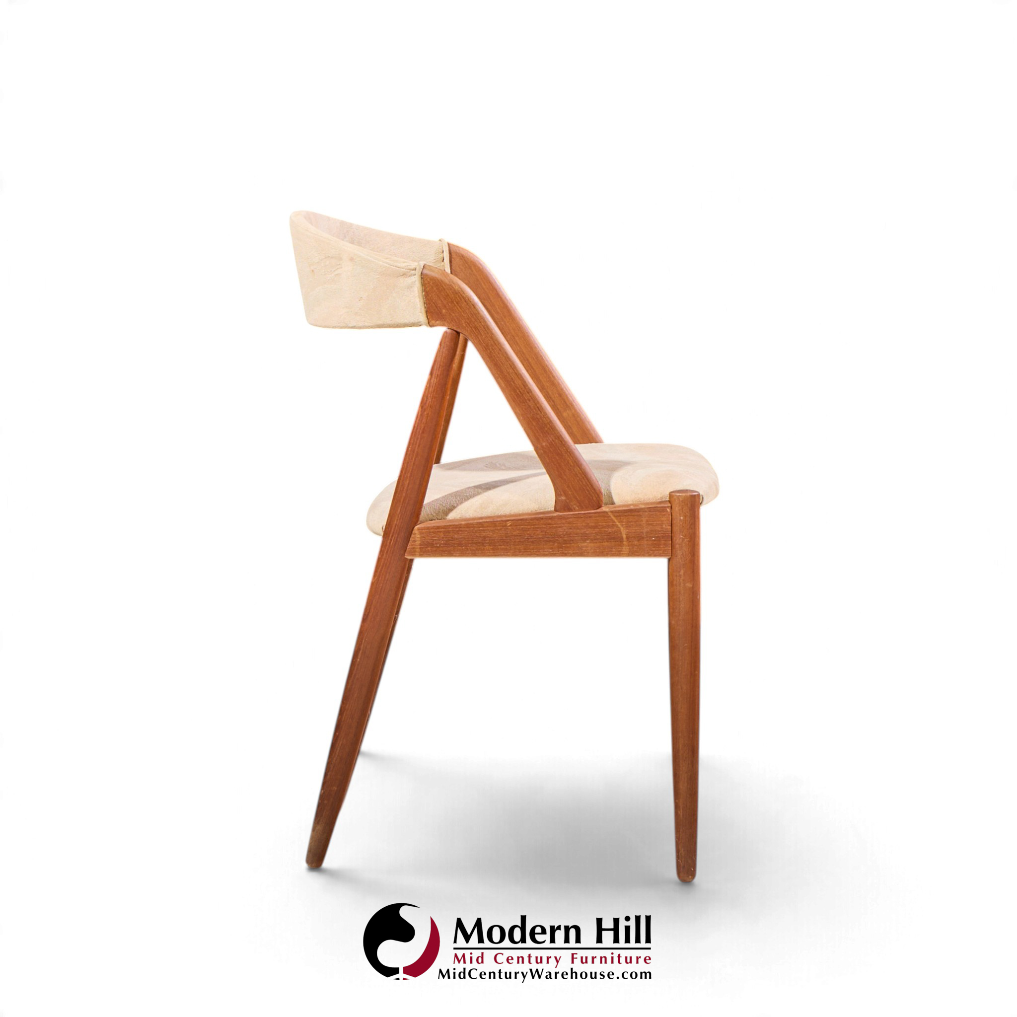 kai kristiansen model 31 mid century danish teak dining chairs - set of 6