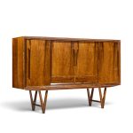kurt Østervig mid century danish rosewood high credenza