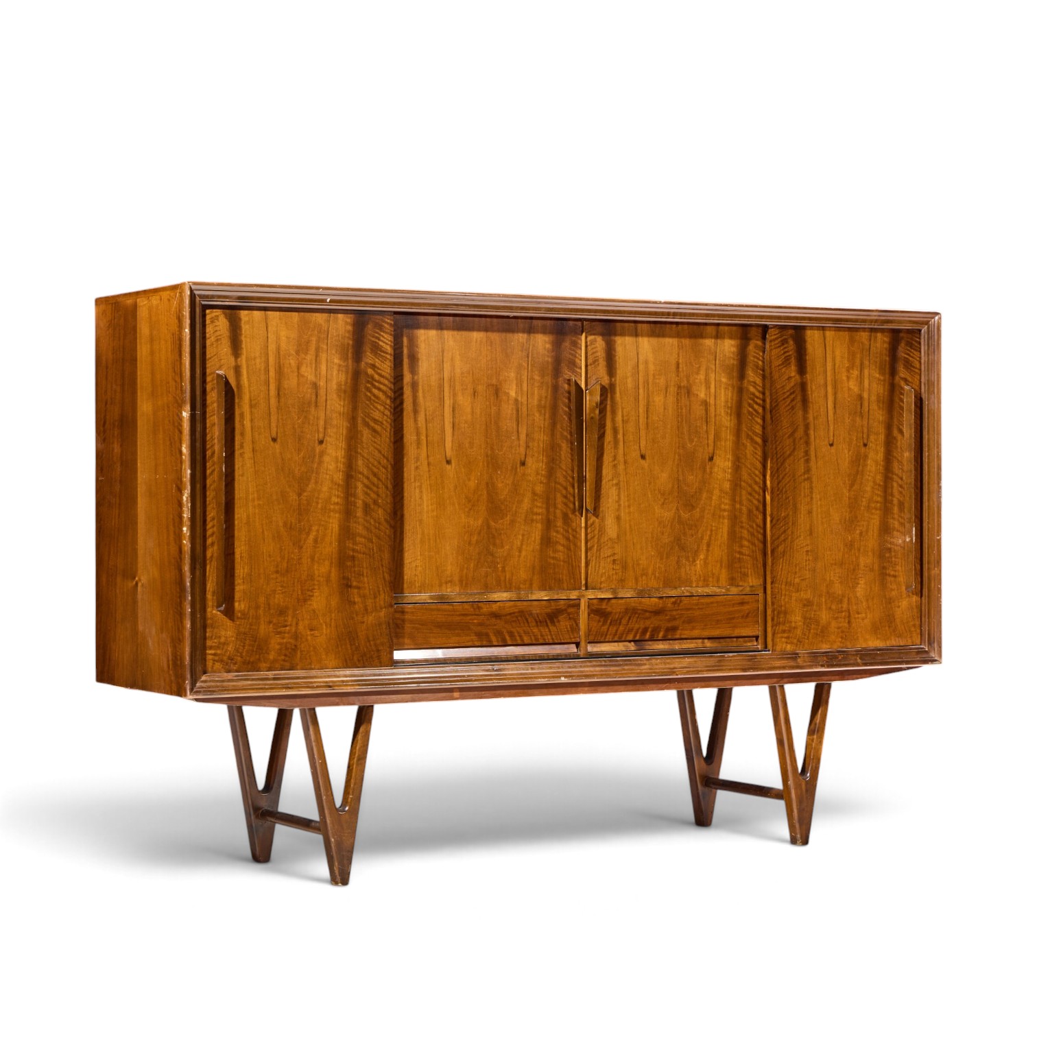 kurt Østervig mid century danish rosewood high credenza