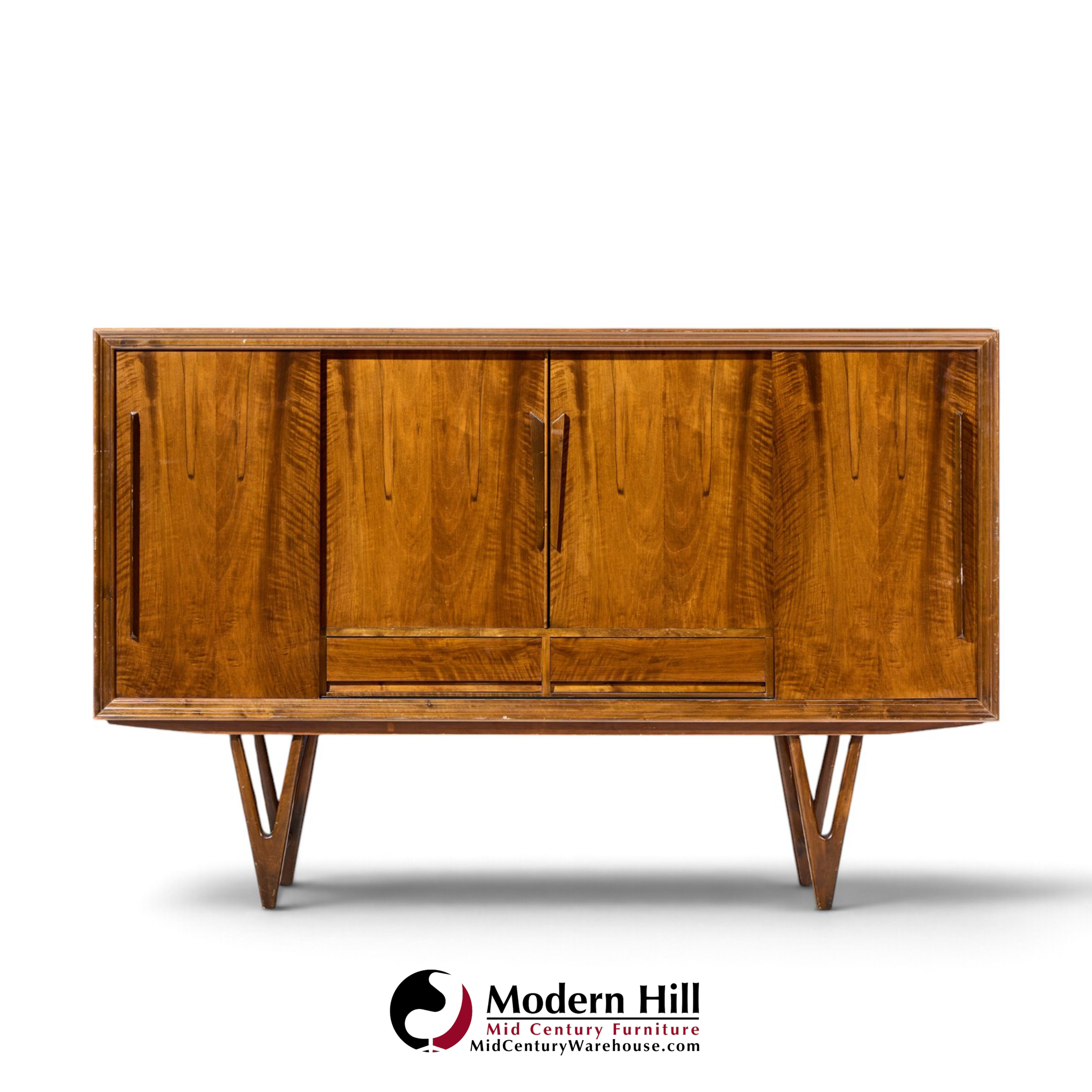 kurt Østervig mid century danish rosewood high credenza