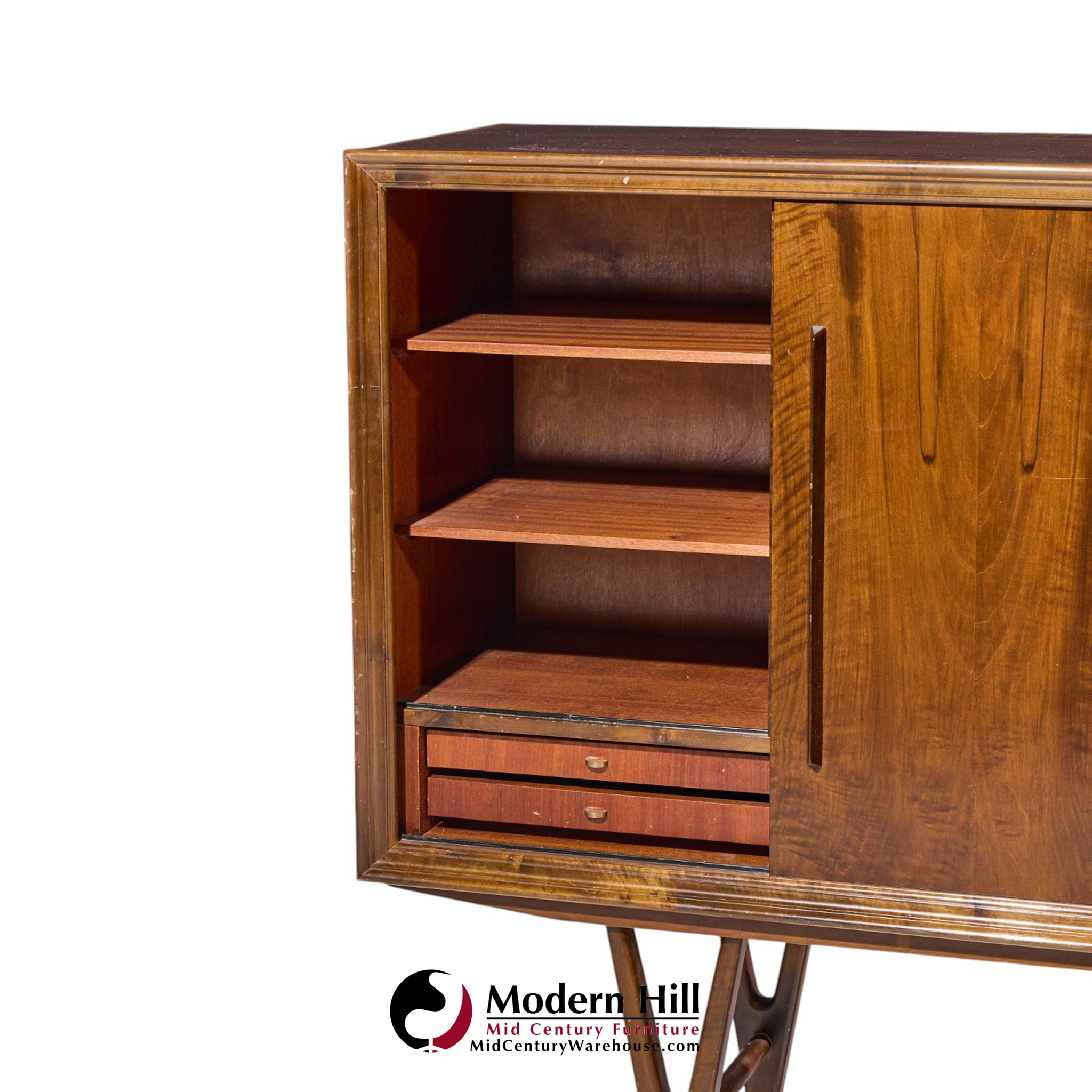 kurt Østervig mid century danish rosewood high credenza