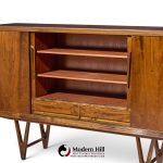 kurt Østervig mid century danish rosewood high credenza
