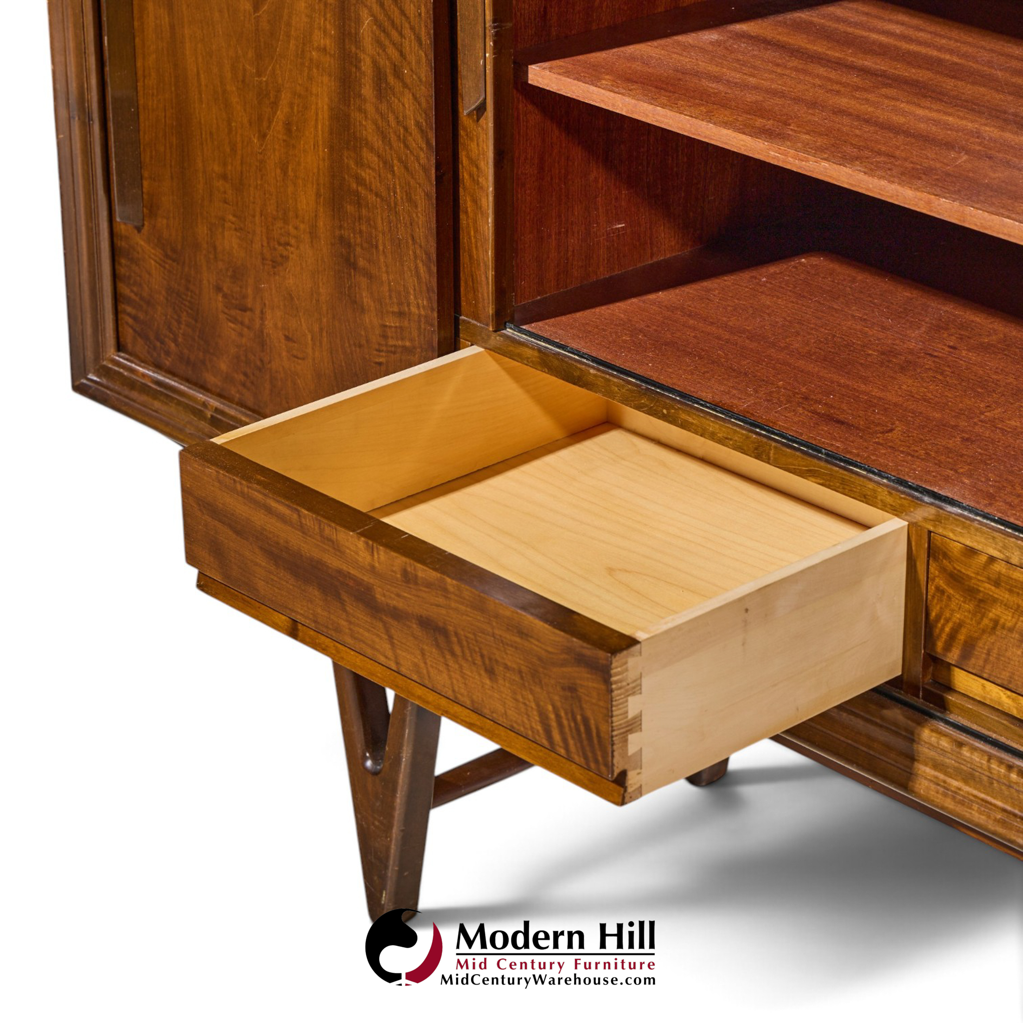 kurt Østervig mid century danish rosewood high credenza