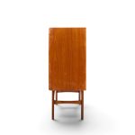 kurt Østervig style mid century danish sculptural teak high credenza