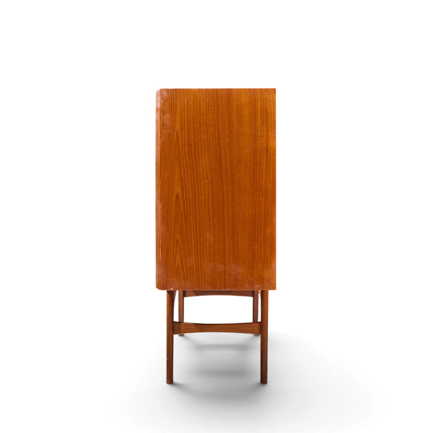 kurt Østervig style mid century danish sculptural teak high credenza