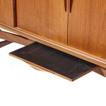 kurt Østervig style mid century danish sculptural teak high credenza