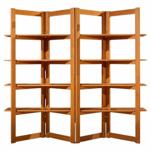 kurt Østervig style mid century teak bookshelf room divider