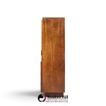 lane staccato brutalist mid century walnut armoire highboy dresser