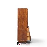 lane staccato brutalist mid century walnut armoire highboy dresser