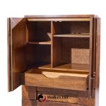 lane staccato brutalist mid century walnut armoire highboy dresser