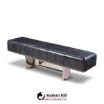 m.f. harty for stow & davis tomorrow mid century ebonized walnut and chrome credenza