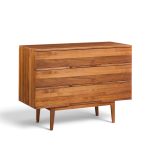 mel smilow mid century walnut chest of drawers dresser