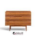 mel smilow mid century walnut chest of drawers dresser