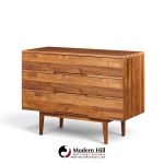 mel smilow mid century walnut chest of drawers dresser