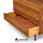 mel smilow mid century walnut chest of drawers dresser