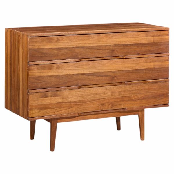 mel smilow mid century walnut chest of drawers dresser