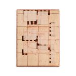 michael kessler teleology mid century mixed media on canvas