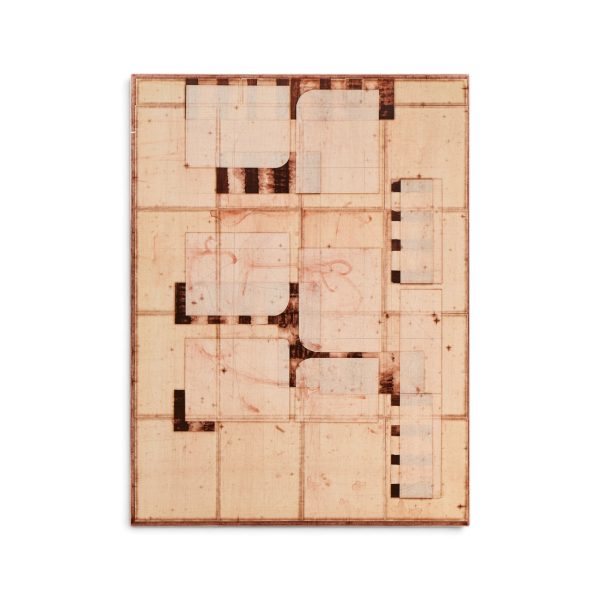 michael kessler teleology mid century mixed media on canvas