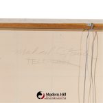 michael kessler teleology mid century mixed media on canvas