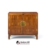 michael taylor for baker milling road walnut and brass cabinet credenza