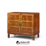 michael taylor for baker milling road walnut and brass cabinet credenza