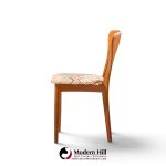 niels koefoed hornslet mid century danish teak peter dining chairs - set of 4