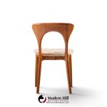 niels koefoed hornslet mid century danish teak peter dining chairs - set of 4