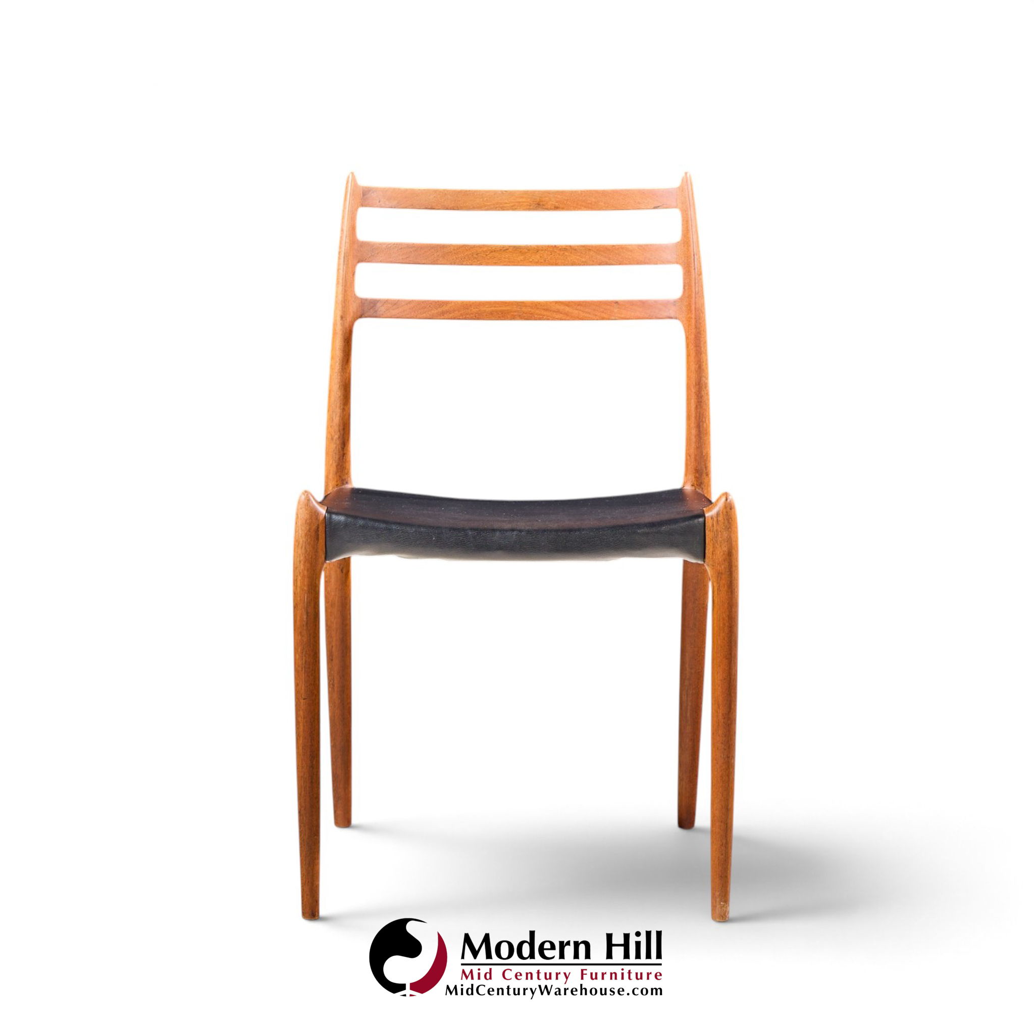 niels moller models 62 and 78 mid century danish teak dining chairs - set of 8