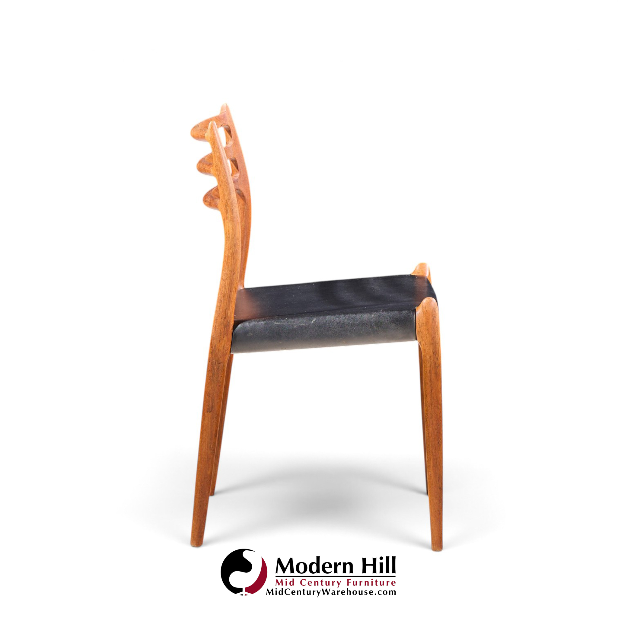 niels moller models 62 and 78 mid century danish teak dining chairs - set of 8