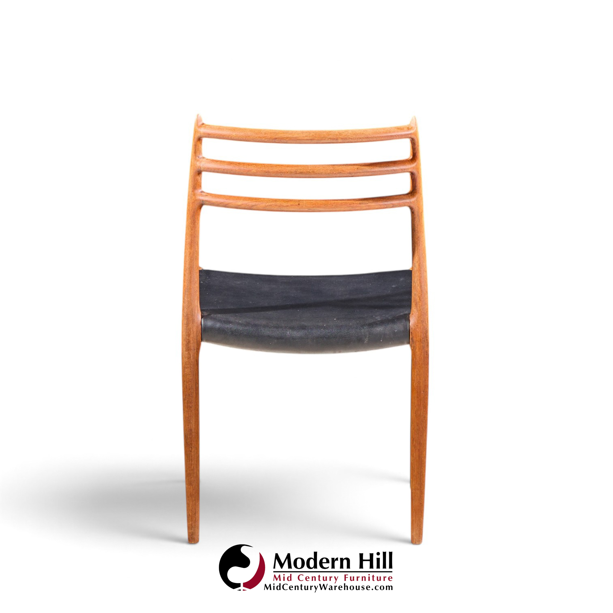 niels moller models 62 and 78 mid century danish teak dining chairs - set of 8