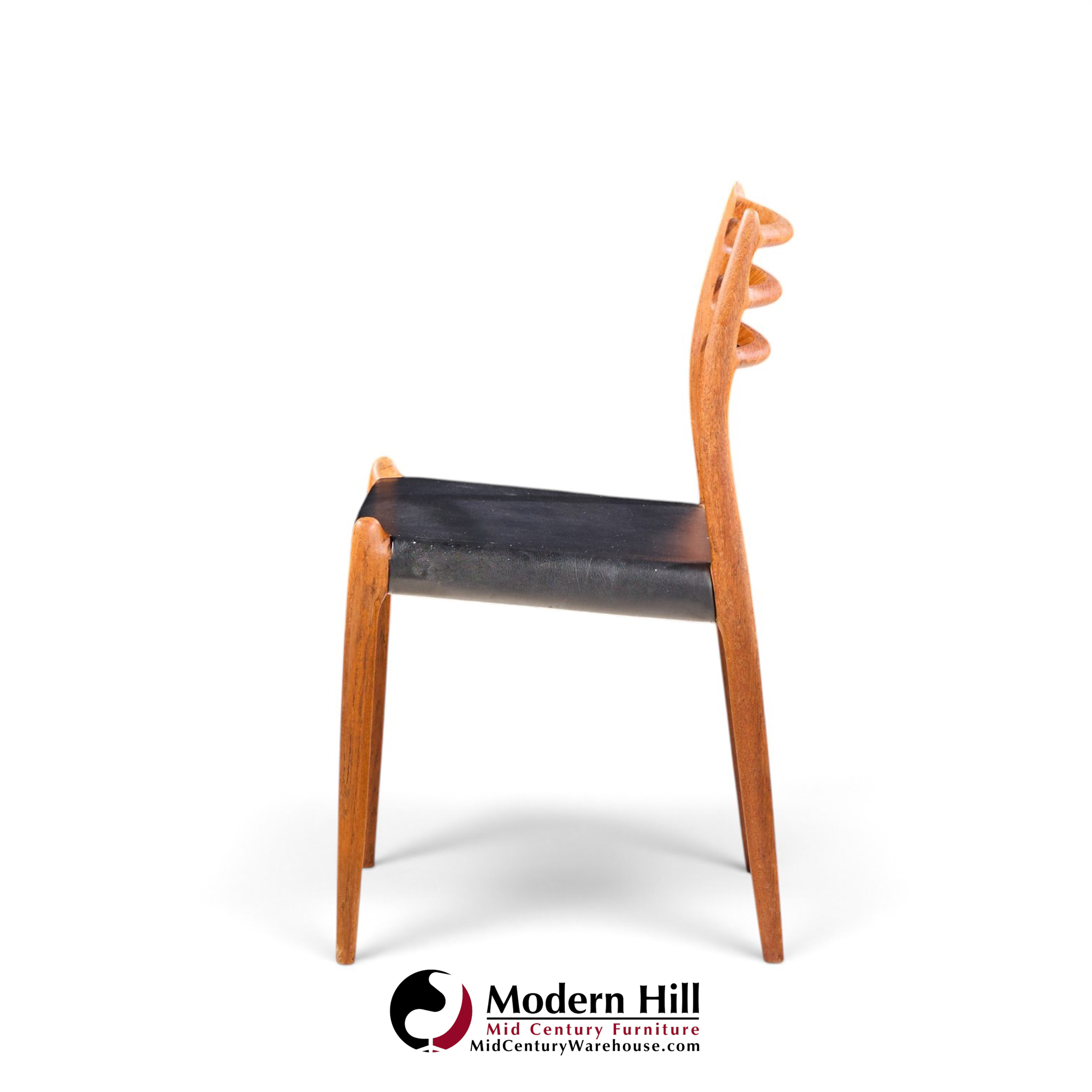 niels moller models 62 and 78 mid century danish teak dining chairs - set of 8