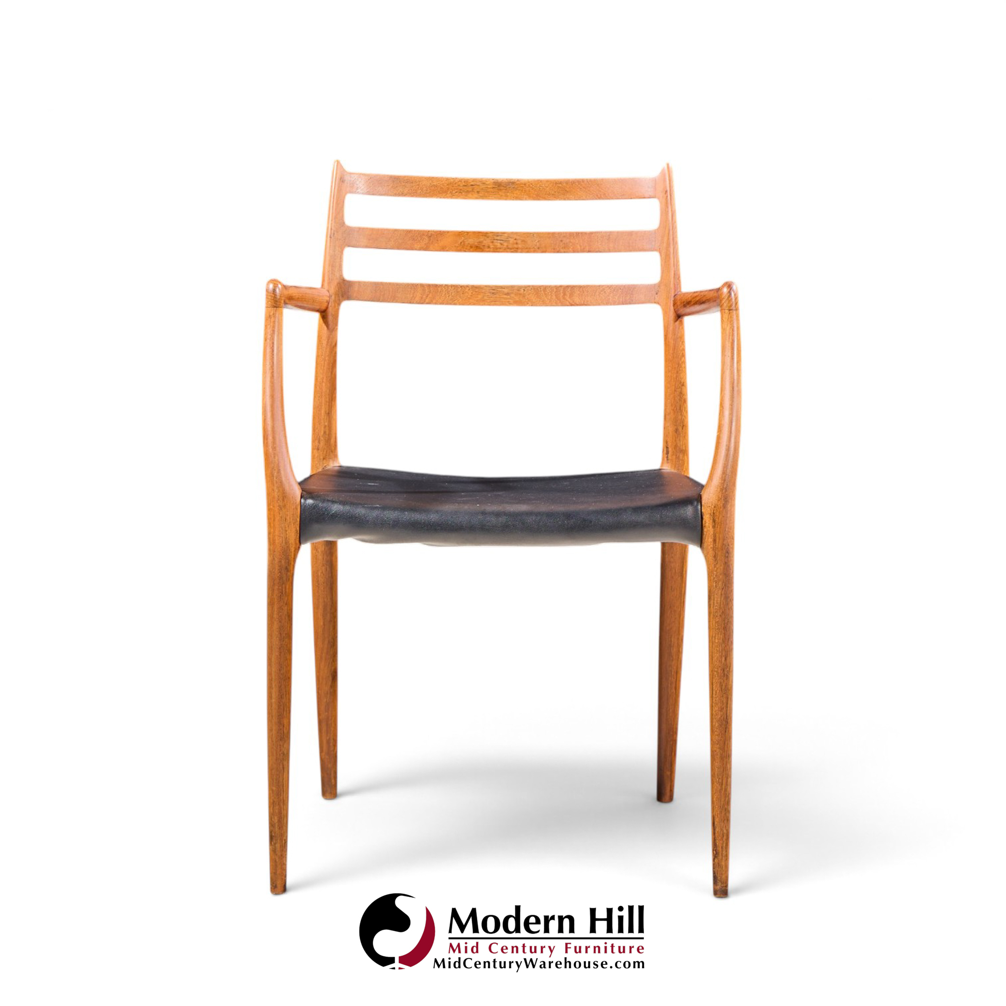 niels moller models 62 and 78 mid century danish teak dining chairs - set of 8